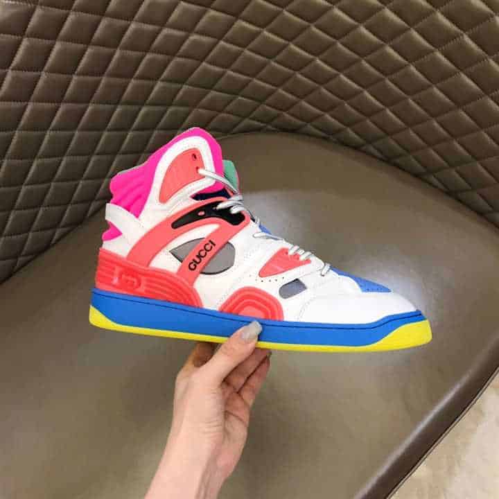 G*u*i basket sneakers white demetra - gc069