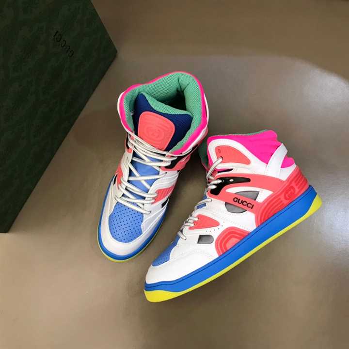 G*u*i basket sneakers white demetra - gc069