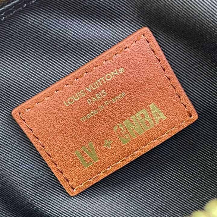 l0*is V*t0n x nba handle trunk monogram coated canvas textile lining in brown m45785