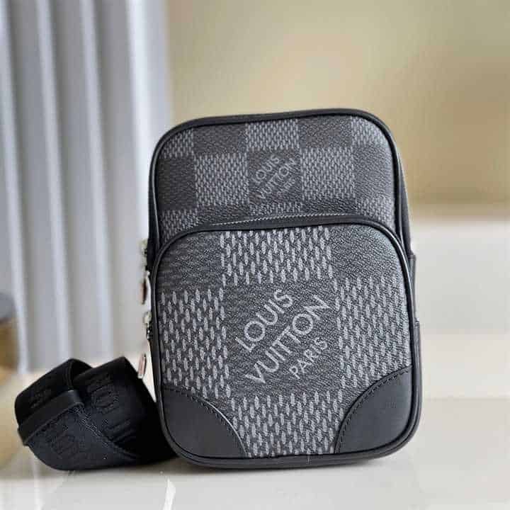 l0*is V*t0n amazone slingbag gray damier graphite 3d coated canvas n50012