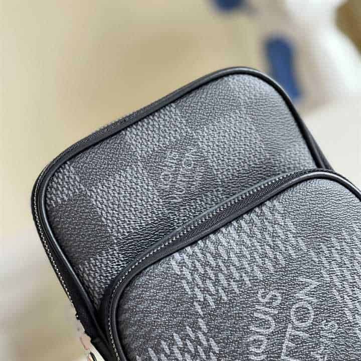 l0*is V*t0n amazone slingbag gray damier graphite 3d coated canvas n50012