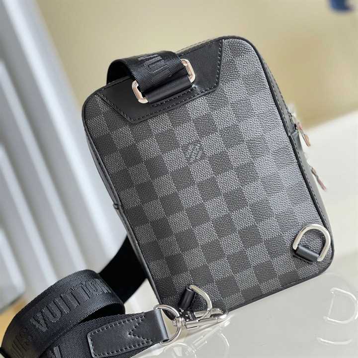 l0*is V*t0n amazone slingbag gray damier graphite 3d coated canvas n50012