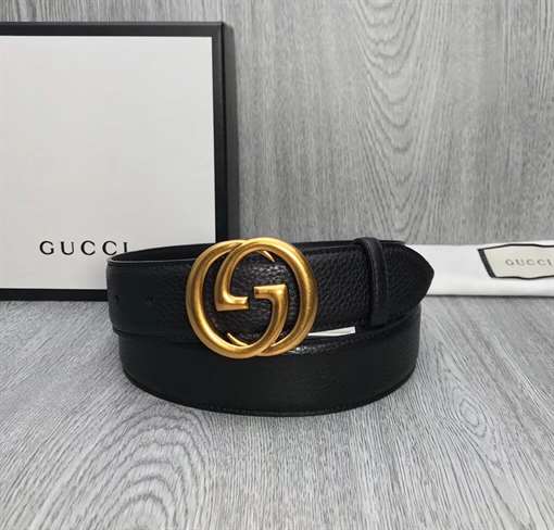 G*u*i men's interlocking gg reversible leather belt - b47