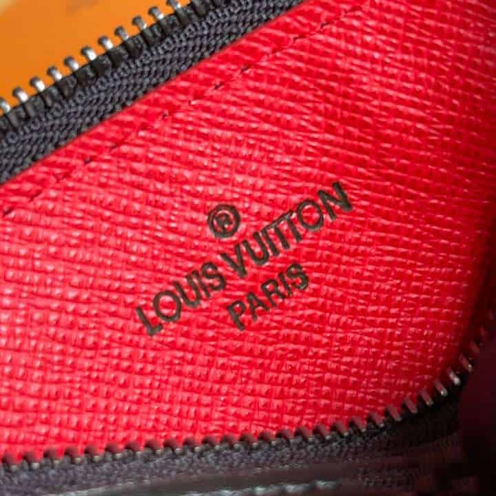 n60354 l0*is V*t0n utility coin holder damier graphite coated canvas - rrg054