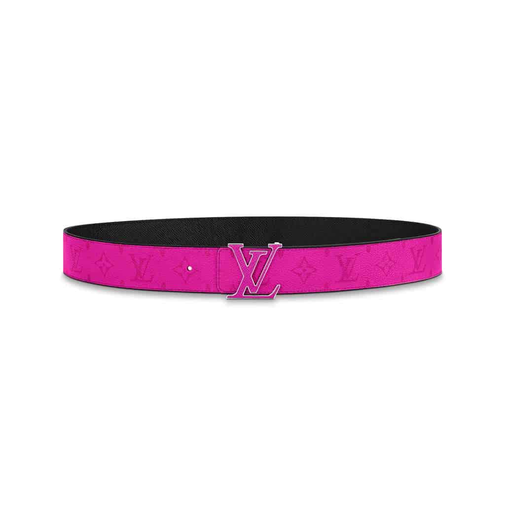 l0*is V*t0n initiales 40mm reversible belt pink - b81