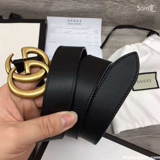 G*u*i black gg marmont belt 30mm - b30
