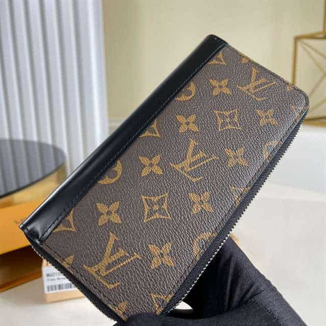 l0*is V*t0n zippy wallet vertical monogram macassar canvas m60109 - rrg069