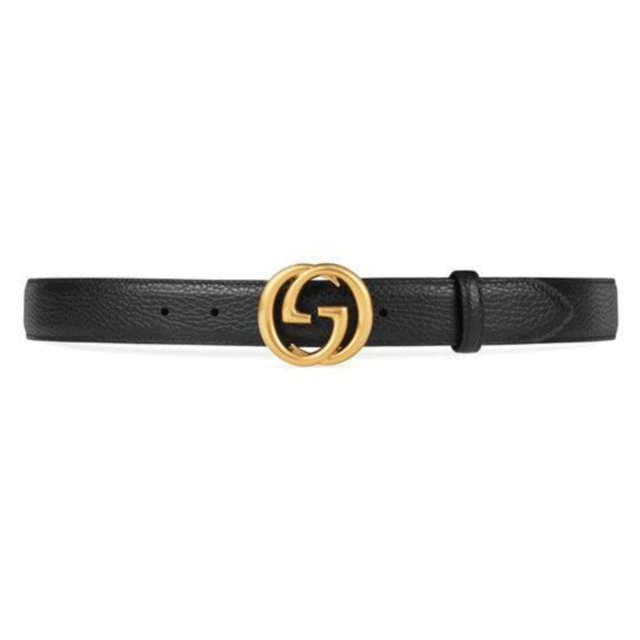 G*u*i interlocking gg leather belt - b33