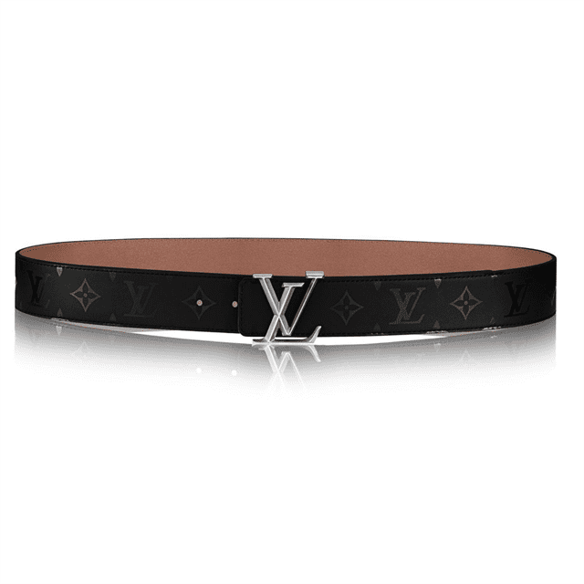 l0*is V*t0n lv pyramide 40mm reversible belt - b137