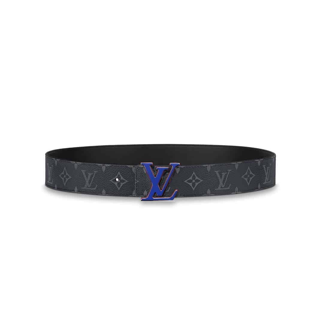 l0*is V*t0n initiales 40mm reversible monogram canvas belt - b86