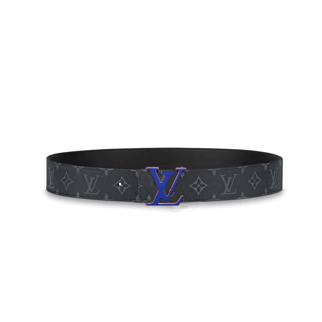 l0*is V*t0n initiales 40mm reversible monogram canvas belt - b83