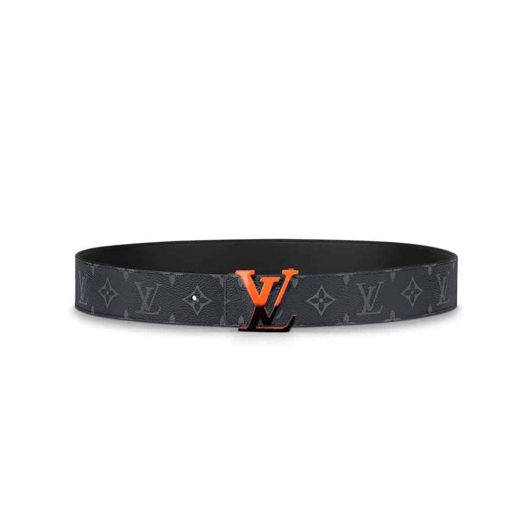l0*is V*t0n initiales 40mm reversible monogram canvas belt - b90