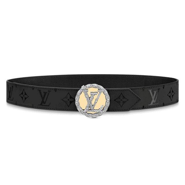 l0*is V*t0n lv circle plate 35mm reversible belt - b155