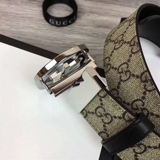 g*u*i gg S*p*e belt with g buckle - b37