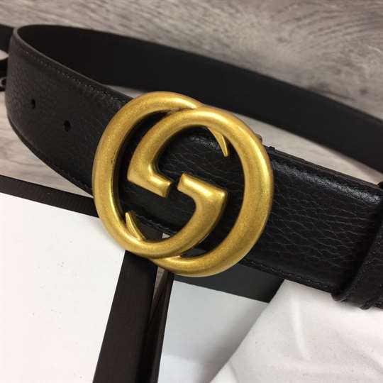 G*u*i interlocking gg leather belt - b33