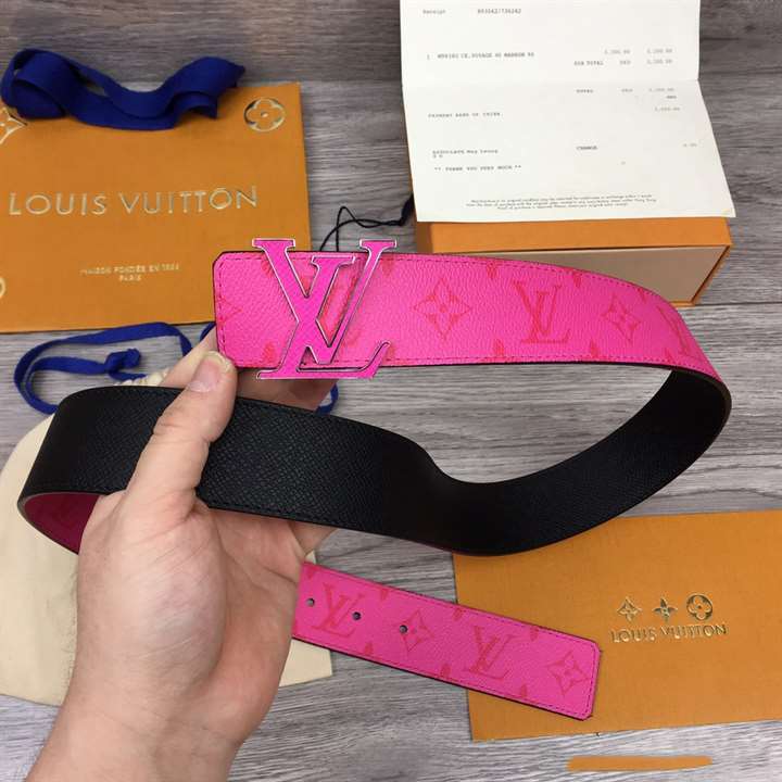 l0*is V*t0n initiales 40mm reversible belt pink - b81