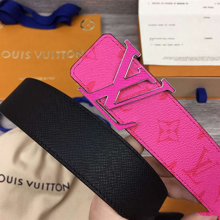 l0*is V*t0n initiales 40mm reversible belt pink - b81