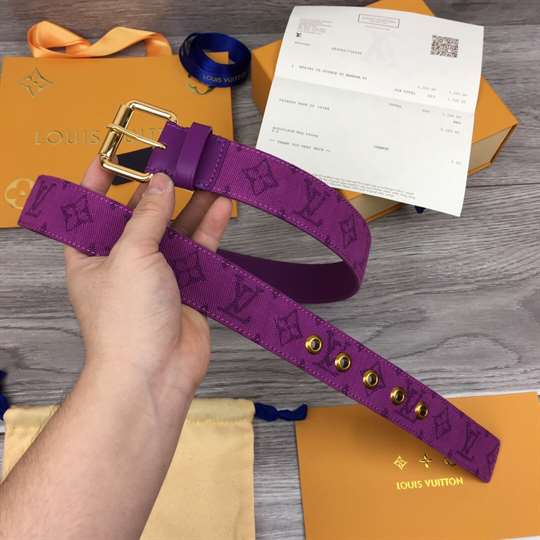 LV SIGNATURE 35MM BELT - B122