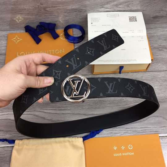 LV CIRCLE 40MM REVERSIBLE BELT - B120