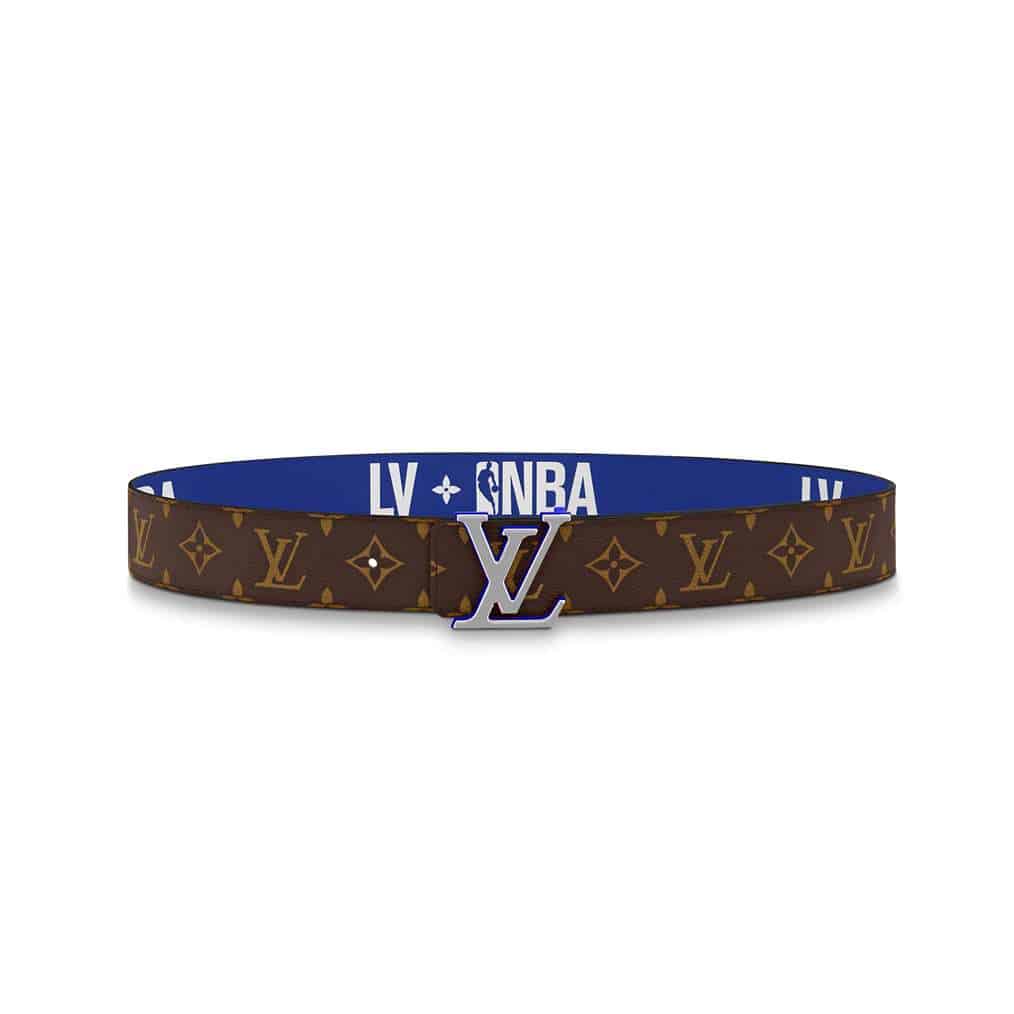l0*is V*t0n x nba 3 steps 40mm reversible monogram canvas belt - b113