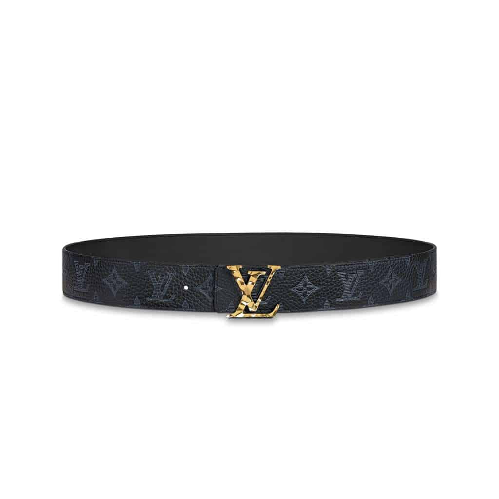 l0*is V*t0n initiales 40mm reversible monogram canvas belt - b102