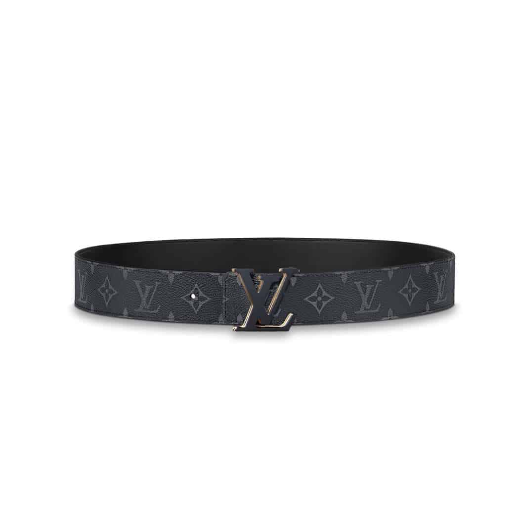 l0*is V*t0n initiales 40mm reversible monogram canvas belt - b111