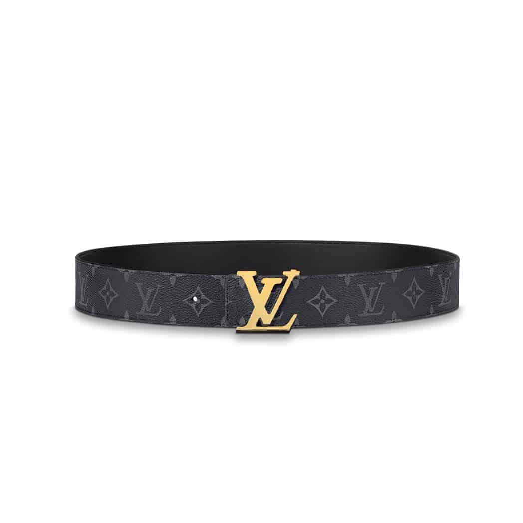 l0*is V*t0n initiales 40mm reversible monogram canvas belt - b112