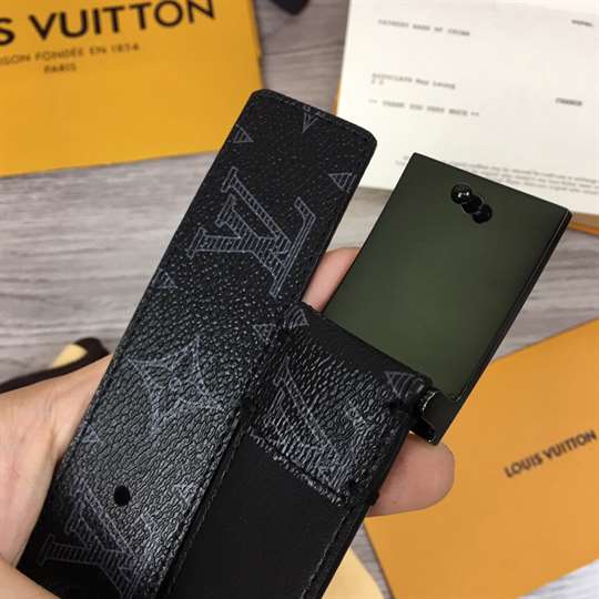 l0*is V*t0n belt metropole monogram vivienne eclipse black - b131