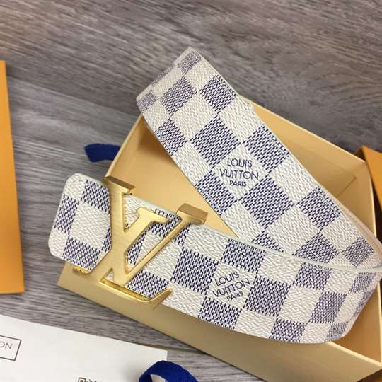 LV INITIALES DAMIER BELT - B134