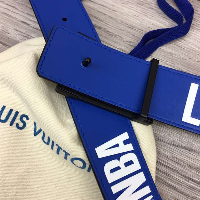 l0*is V*t0n x nba 3 steps 40mm reversible monogram canvas belt - b97