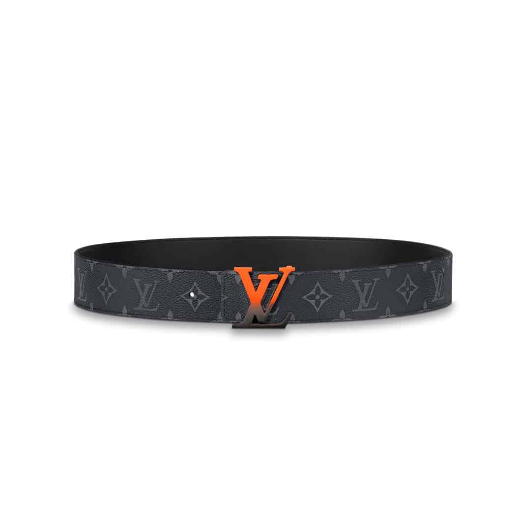 l0*is V*t0n initiales 40mm reversible monogram canvas belt - b96
