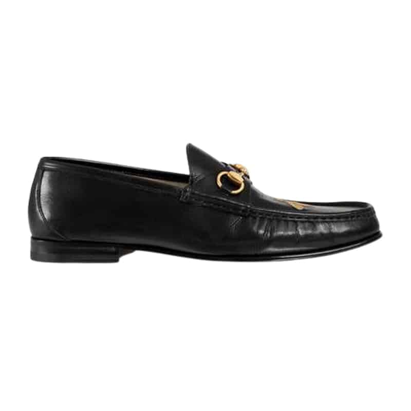 G*u*i leather loafer with bee - ldg009