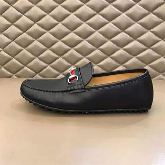 G*u*i G*u*i leather driver with web - ldg010