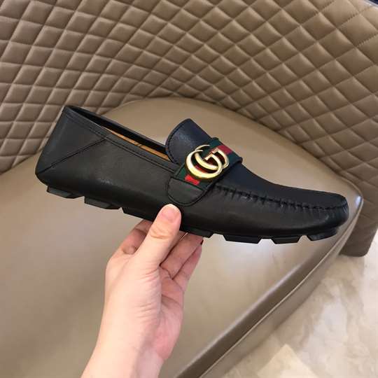 G*u*i leather driver with web - ldg005