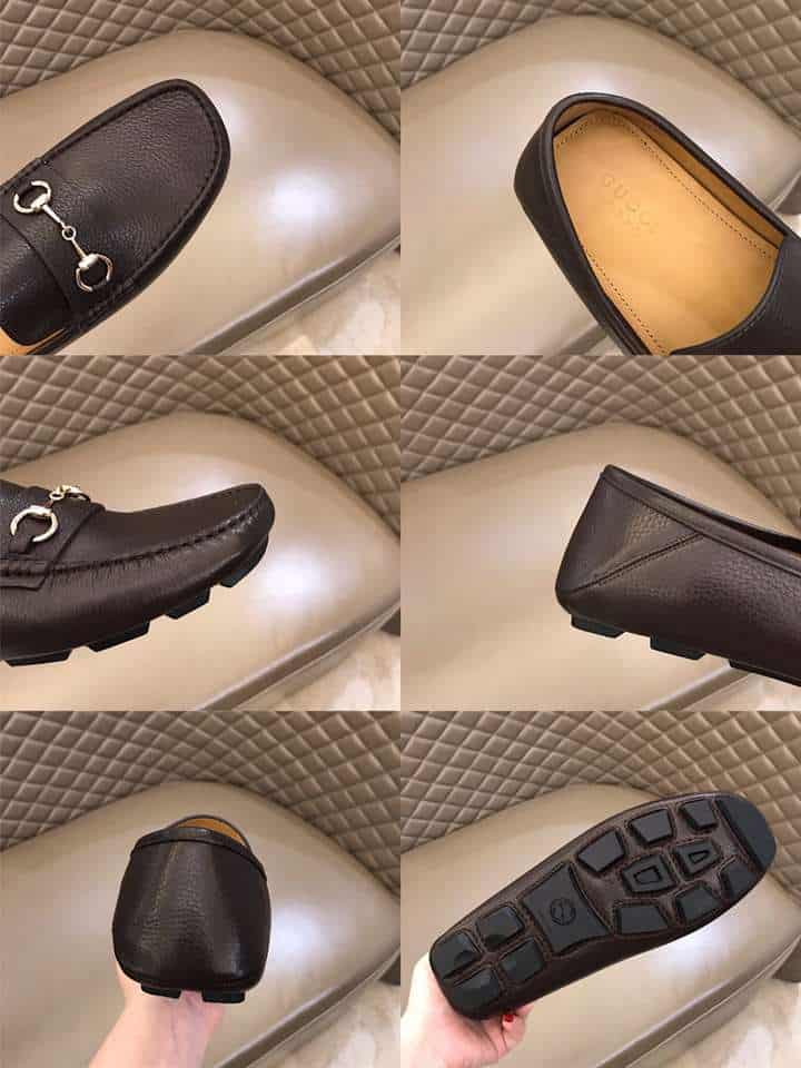 G*u*i leather driver with horsebit - ldg004