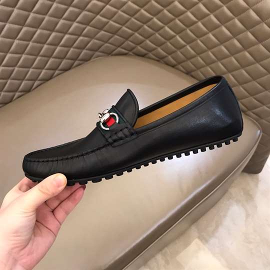 G*u*i G*u*i leather driver with web - ldg010