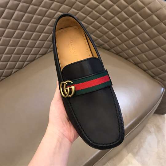 G*u*i leather driver with web - ldg005