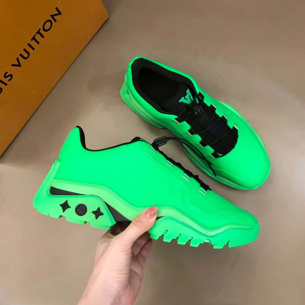 l0*is V*t0n millenium sneakers in green - lv271