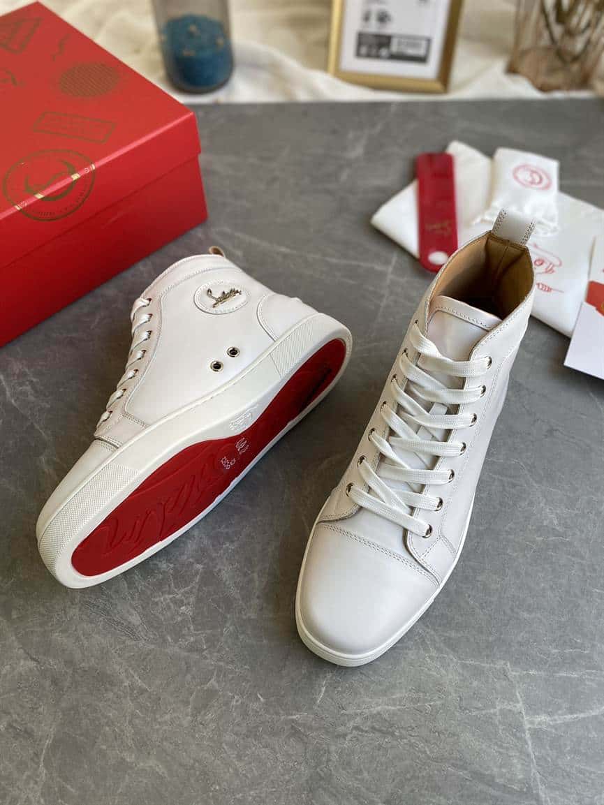 Ch**an louboutin high top sneaker - cl129