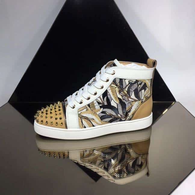Ch**an louboutin high top sneaker - cl146