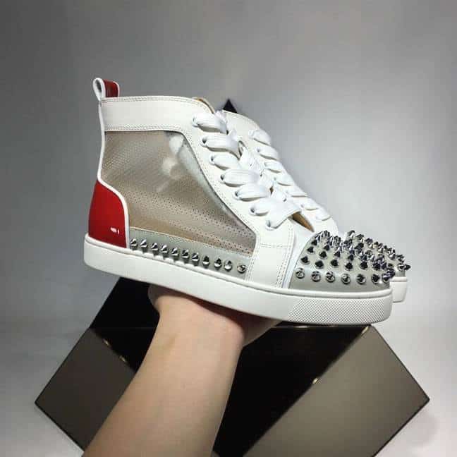 Ch**an louboutin high top sneaker - cl147