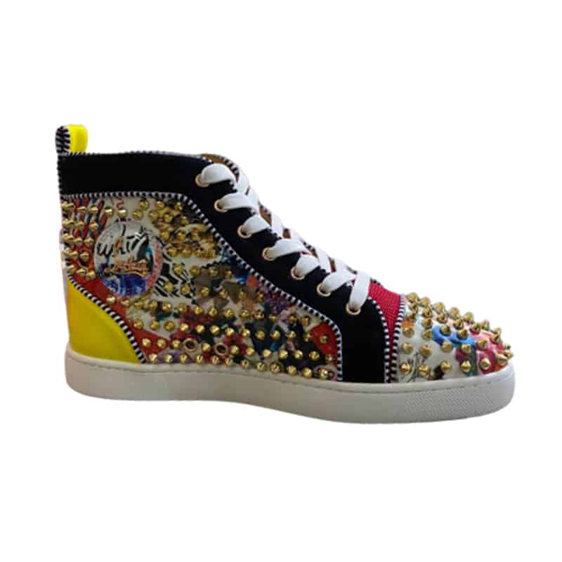 Ch**an louboutin high top sneaker - cl124