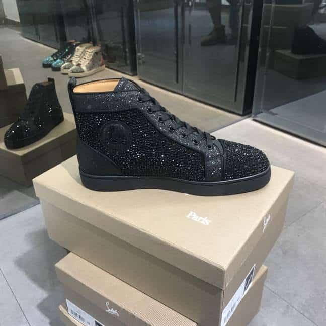 Ch**an louboutin high top sneaker - cl117