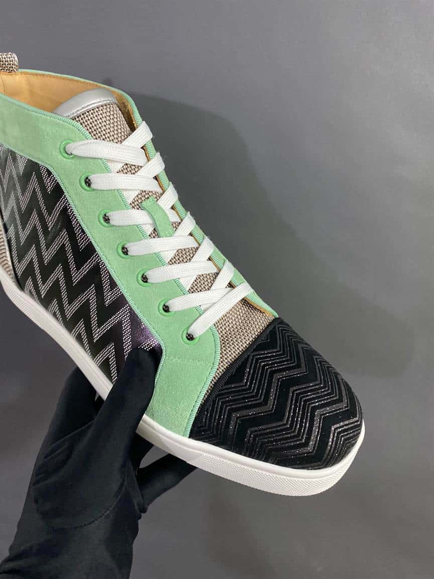 Ch**an louboutin high top sneaker - cl139