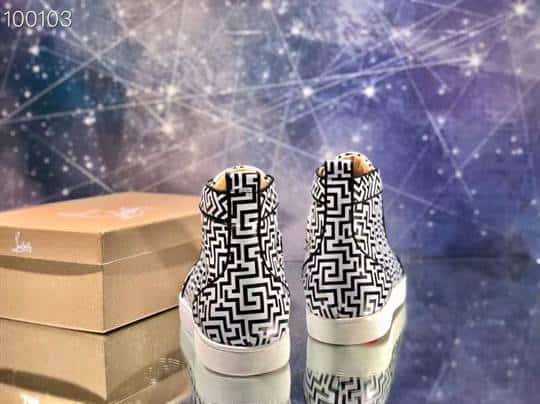 Ch**an louboutin high top sneaker - cl136