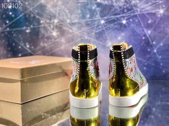 Ch**an louboutin high top sneaker - cl135