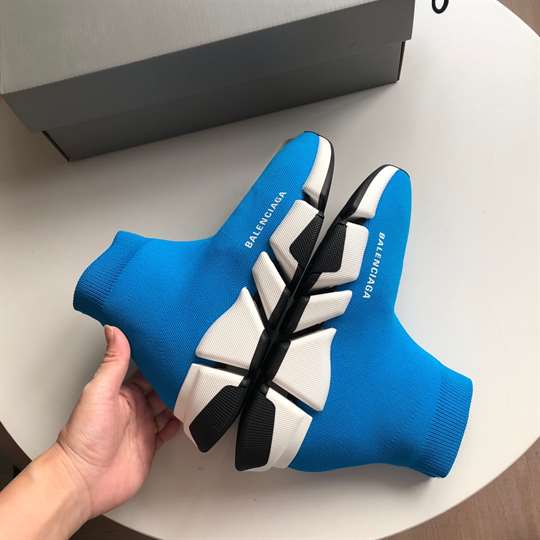 Ba*len*cia*ga speed 2.0 sneaker in blue - bb147