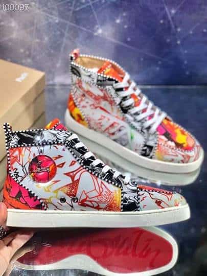 Ch**an louboutin high top sneaker - cl134