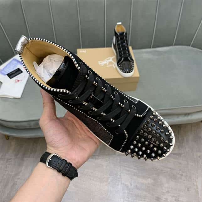 Ch**an louboutin high top sneaker - cl132