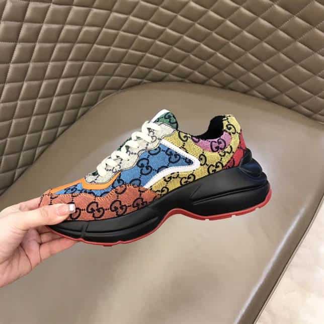 Men's Rhyton GG Multicolor sneaker - GC93